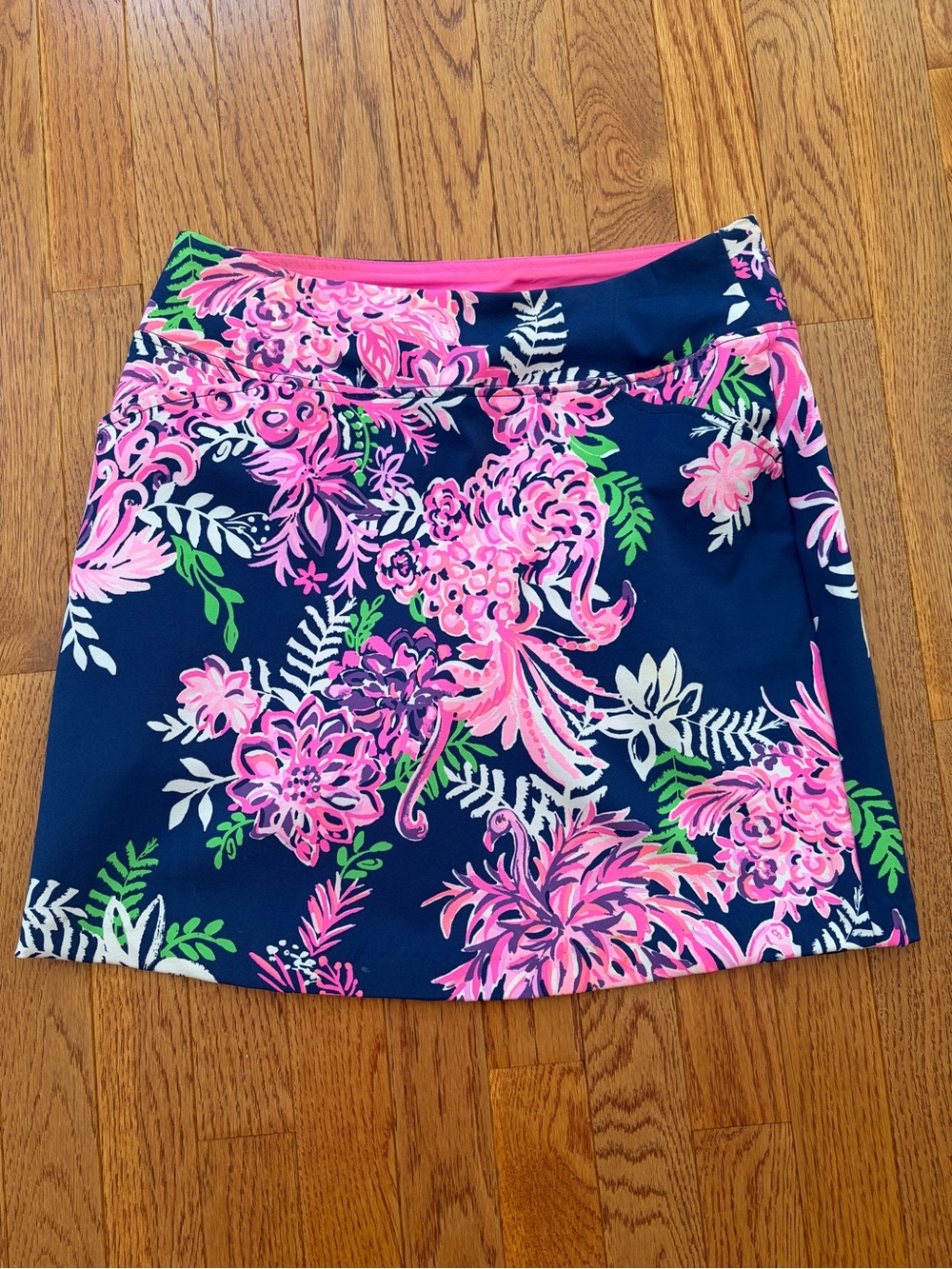 🌸Lilly Pulitzer LUXLETIC Monica golf skort in Oyster bay ruffle your feathers 4